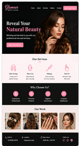 Salon Website